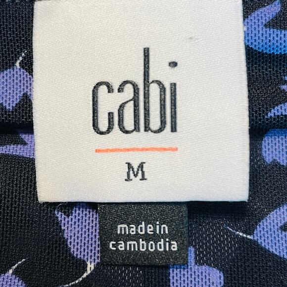 Cabi 5887 Island Navy Blue Purple Sleeveless Tunic Long Midi Skirt 2 Pc Set M - Picture 9 of 15